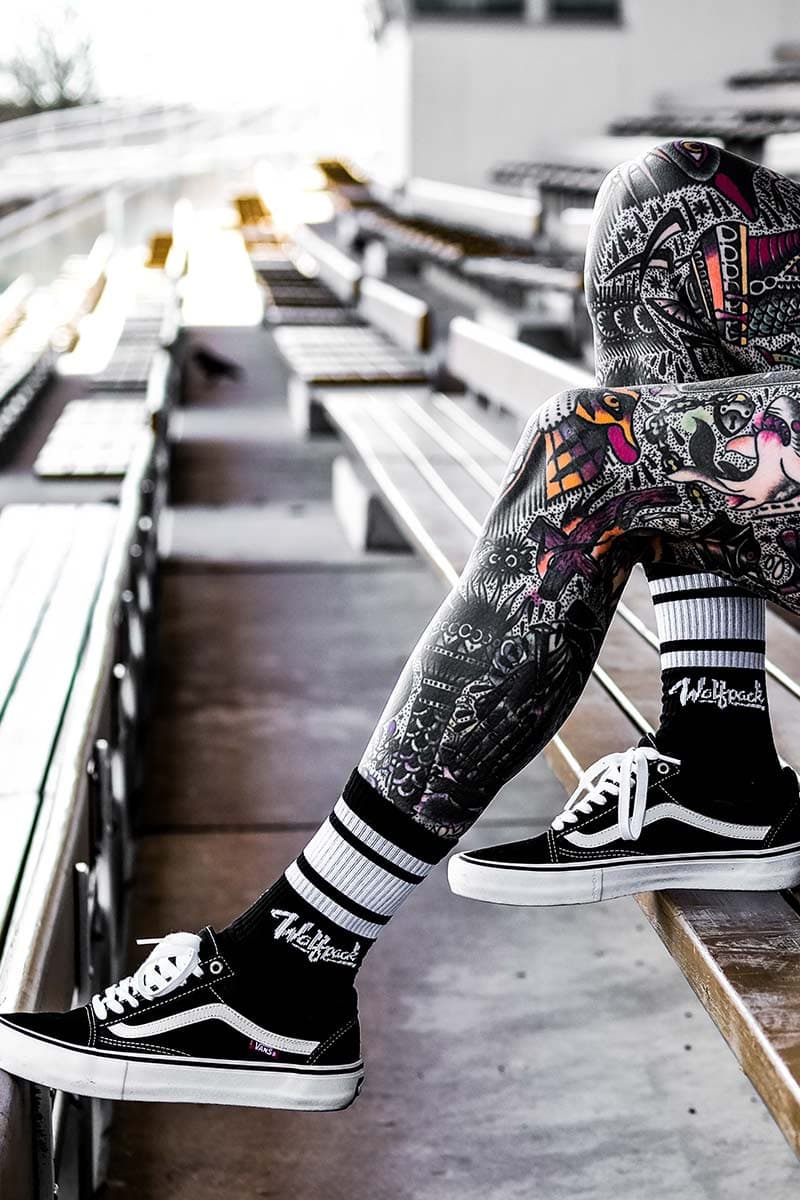 WOLFPACK CREW SOCKS image 2