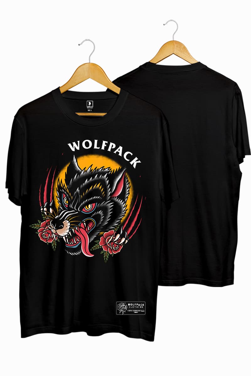 TRADITIONAL WOLF TEE UNISEX image 1