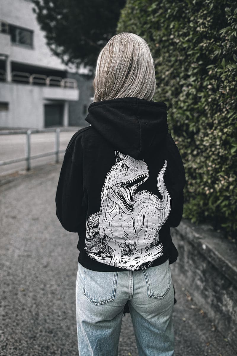 CARNOTAURUS HOODIE UNISEX image 3 CARNOTAURUS HOODIE UNISEX image 3