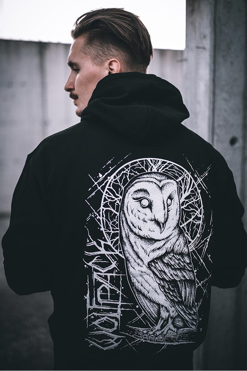NIGHT OWL HOODIE UNISEX image 2 NIGHT OWL HOODIE UNISEX image 2