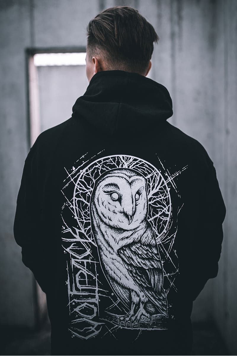 NIGHT OWL HOODIE UNISEX image 4 NIGHT OWL HOODIE UNISEX image 4