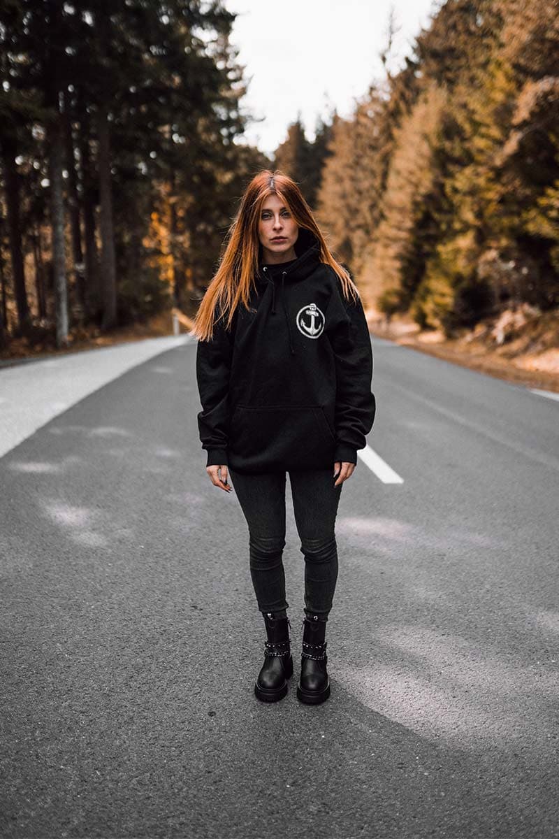 THE CHOKER HOODIE UNISEX image 3 THE CHOKER HOODIE UNISEX image 3