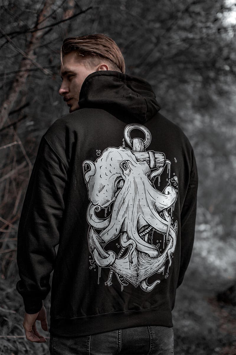 THE CHOKER HOODIE UNISEX image 4 THE CHOKER HOODIE UNISEX image 4