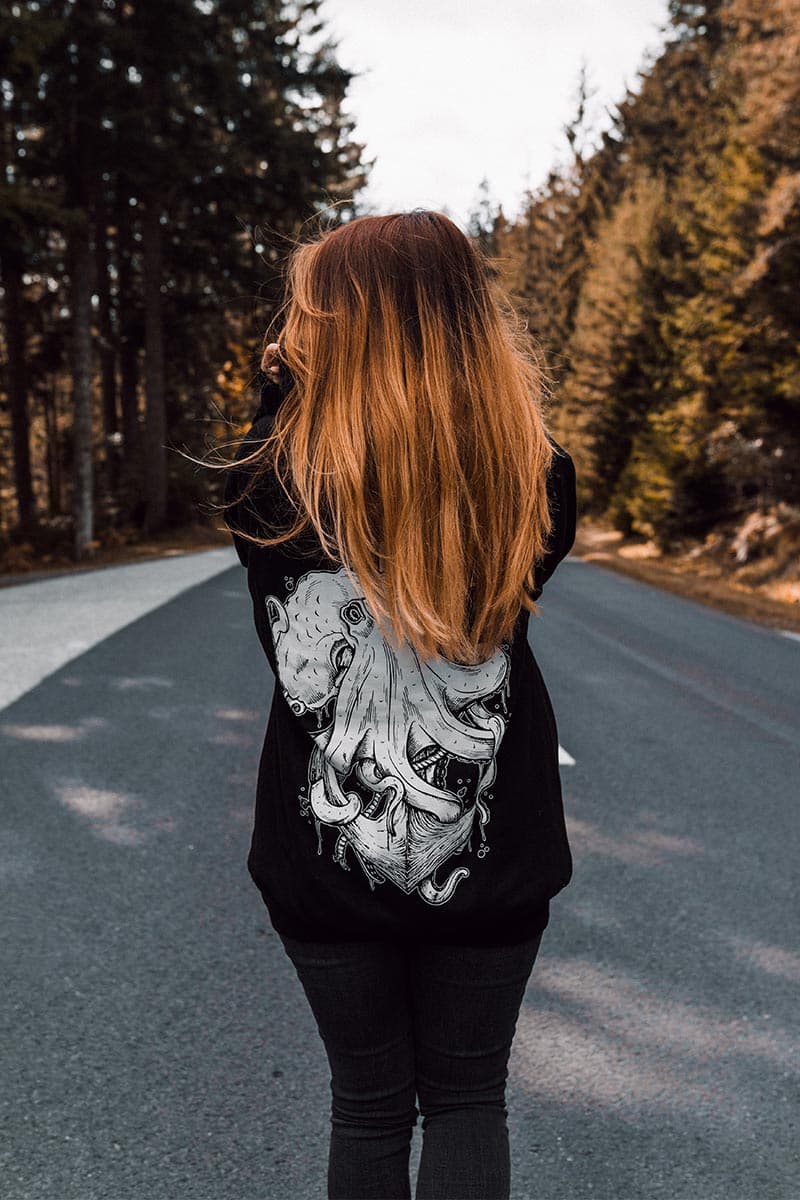 THE CHOKER HOODIE UNISEX image 2 THE CHOKER HOODIE UNISEX image 2