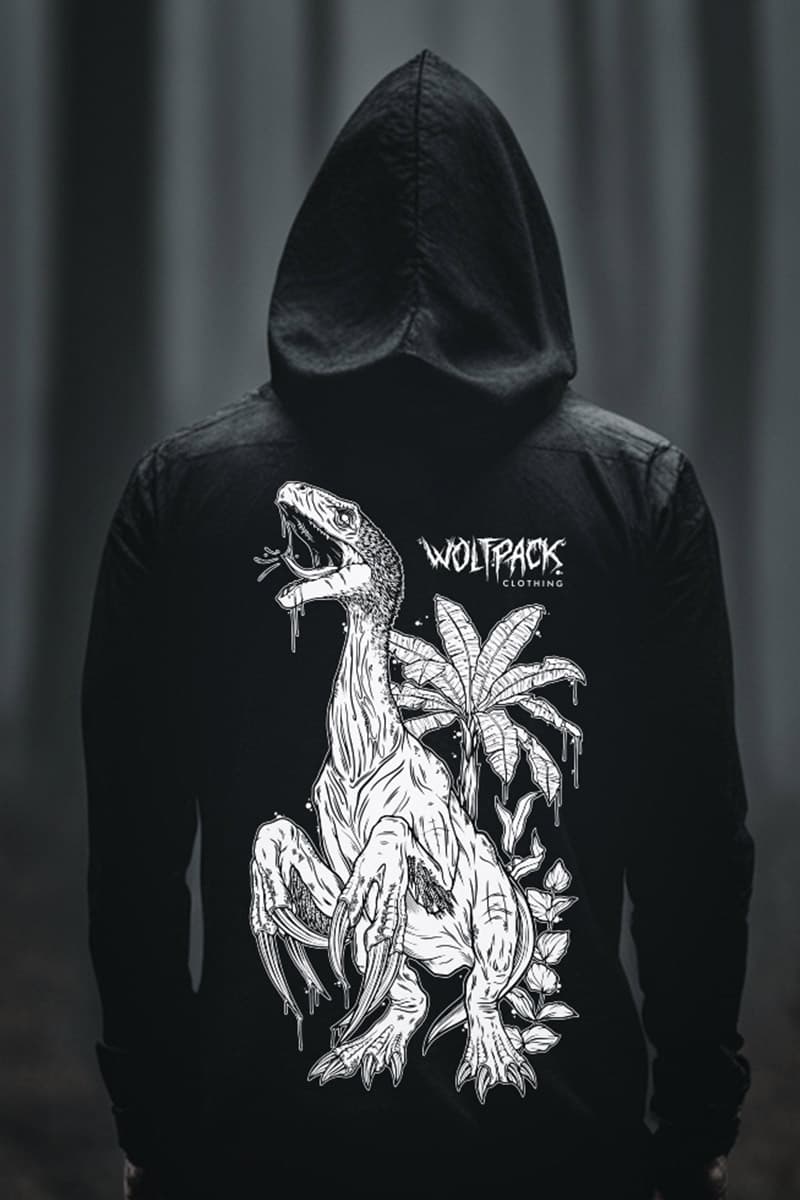 THERIZINOSAURUS HOODIE UNISEX image 2 THERIZINOSAURUS HOODIE UNISEX image 2