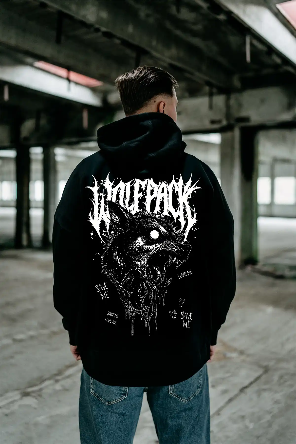ABYSS HOUND OVERSIZED HOODIE UNISEX image 2 ABYSS HOUND OVERSIZED HOODIE UNISEX image 2