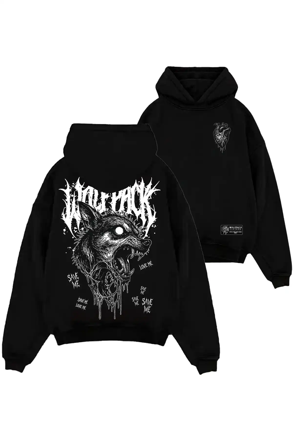 ABYSS HOUND OVERSIZED HOODIE UNISEX image 1 ABYSS HOUND OVERSIZED HOODIE UNISEX image 1
