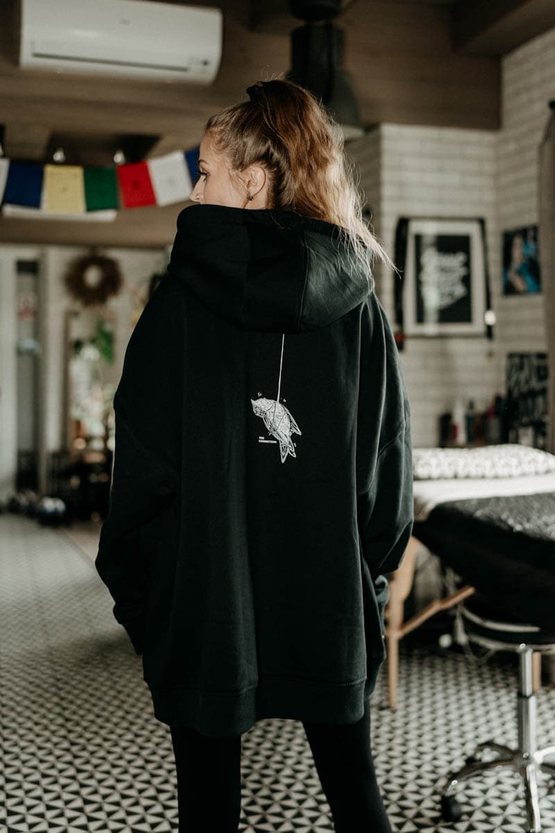 CONNECTION OVERSIZED HOODIE UNISEX image 6 CONNECTION OVERSIZED HOODIE UNISEX image 6