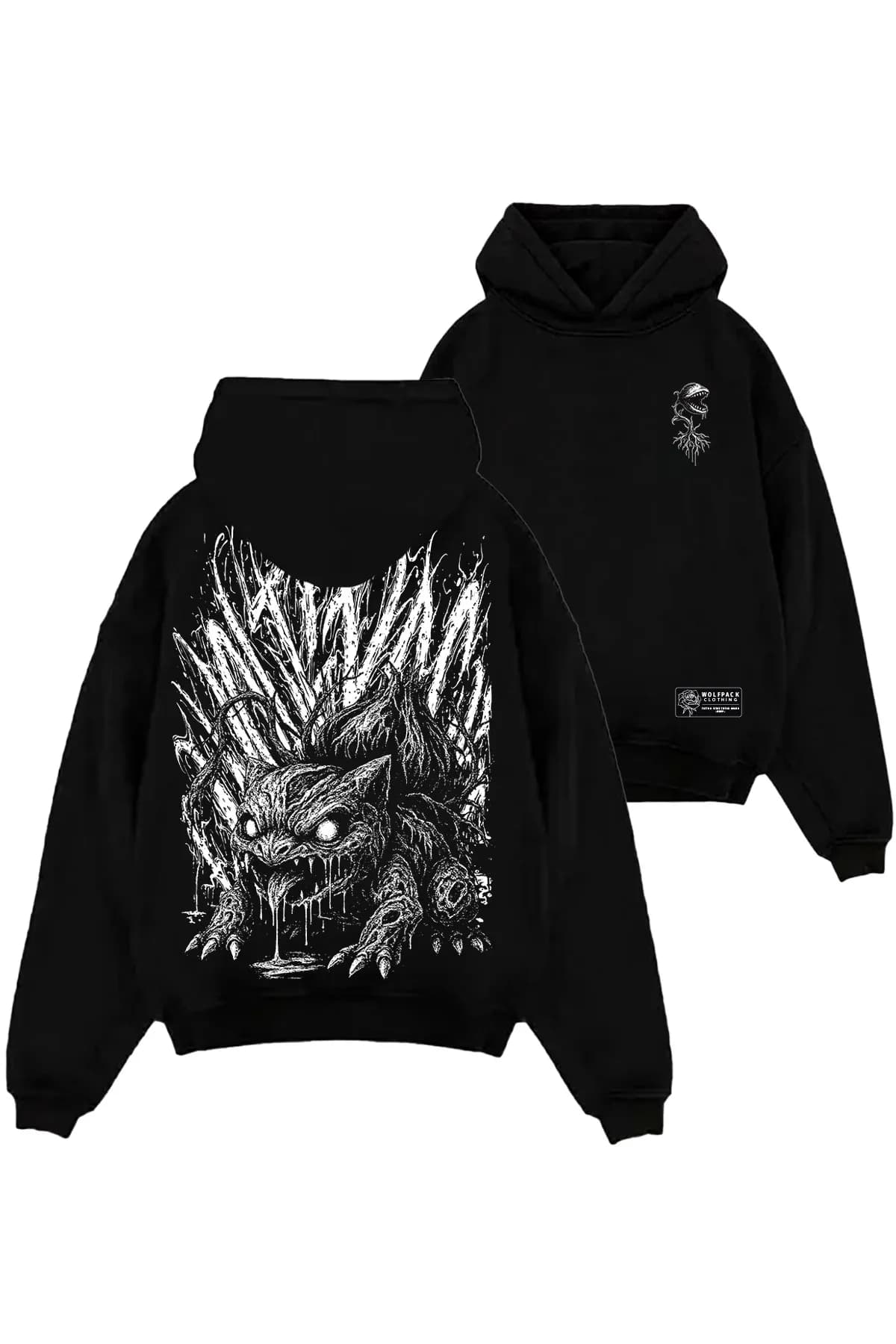 GRAVEBACK OVERSIZED HOODIE UNISEX image 1 GRAVEBACK OVERSIZED HOODIE UNISEX image 1