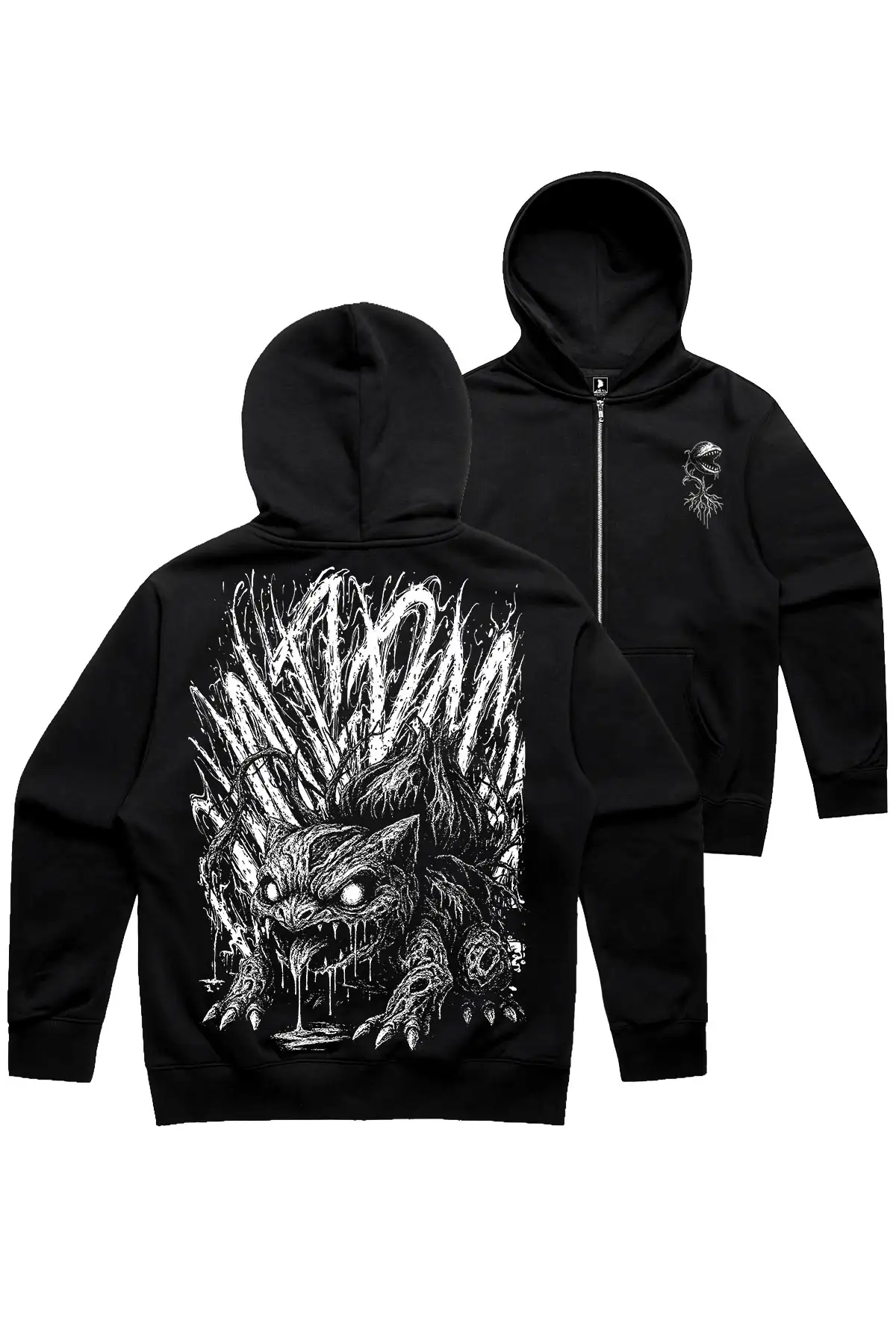 GRAVEBACK ZIP HOODIE image 1 GRAVEBACK ZIP HOODIE image 1