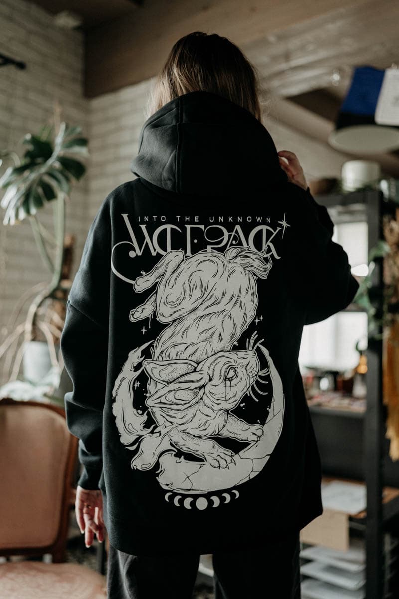 INTO THE UNKNOWN OVERSIZED HOODIE UNISEX image 2 INTO THE UNKNOWN OVERSIZED HOODIE UNISEX image 2