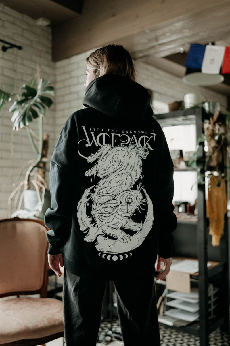 INTO THE UNKNOWN OVERSIZED HOODIE UNISEX image 3 INTO THE UNKNOWN OVERSIZED HOODIE UNISEX image 3