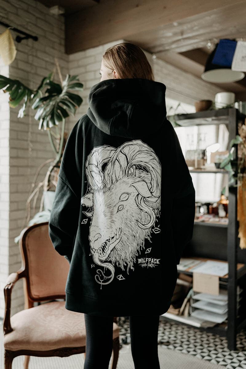 MORNING STAR OVERSIZED HOODIE UNISEX image 2 MORNING STAR OVERSIZED HOODIE UNISEX image 2