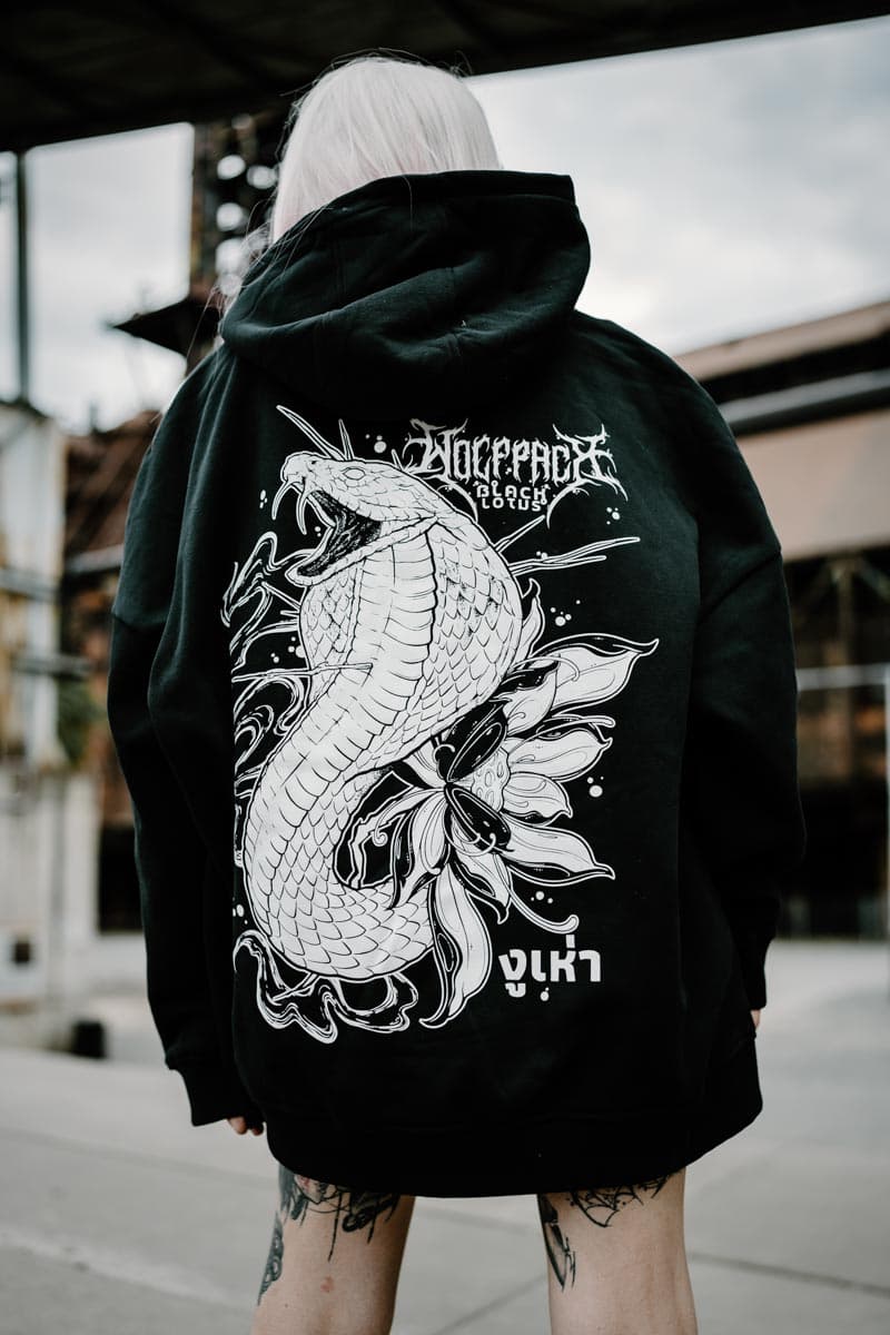 SERPENT OF SIAM OVERSIZED HOODIE UNISEX image 3 SERPENT OF SIAM OVERSIZED HOODIE UNISEX image 3