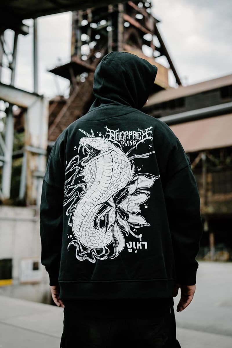 SERPENT OF SIAM OVERSIZED HOODIE UNISEX image 7 SERPENT OF SIAM OVERSIZED HOODIE UNISEX image 7