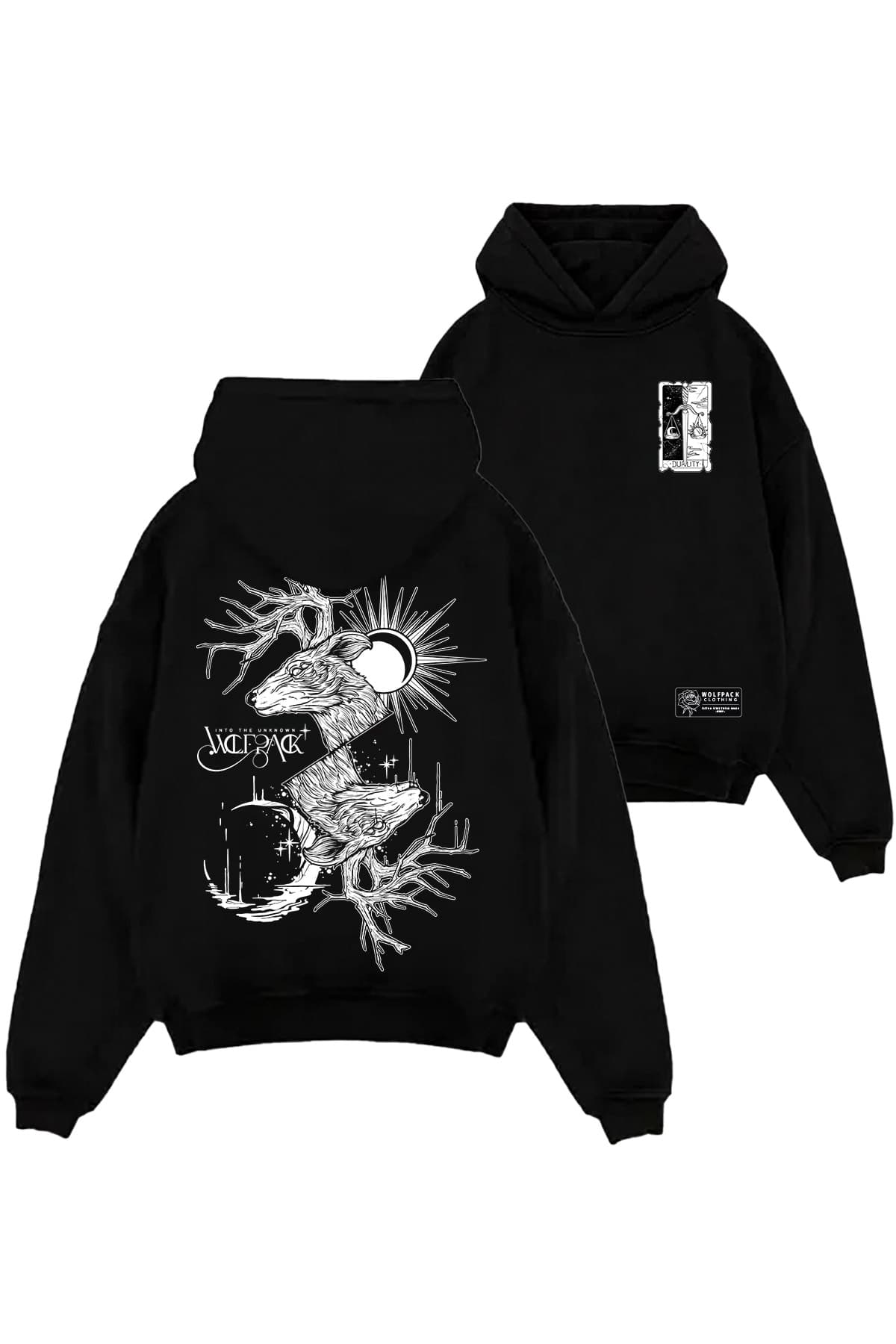 THE DUALITY OVERSIZED HOODIE UNISEX image 1 THE DUALITY OVERSIZED HOODIE UNISEX image 1