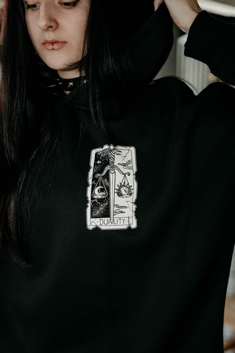 THE DUALITY OVERSIZED HOODIE UNISEX image 3 THE DUALITY OVERSIZED HOODIE UNISEX image 3