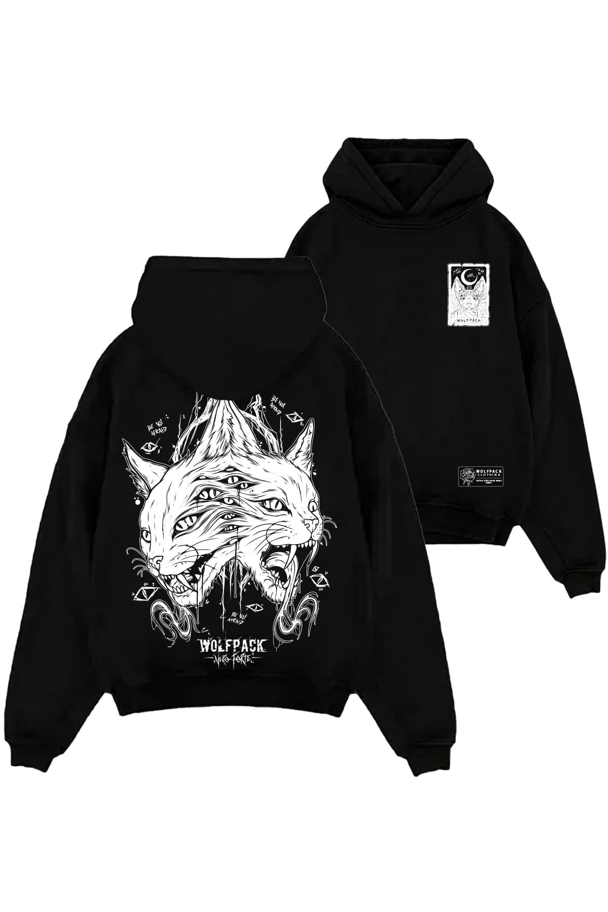 THE MOON OVERSIZED HOODIE UNISEX image 1 THE MOON OVERSIZED HOODIE UNISEX image 1