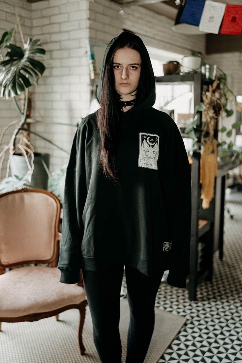 THE MOON OVERSIZED HOODIE UNISEX image 5 THE MOON OVERSIZED HOODIE UNISEX image 5