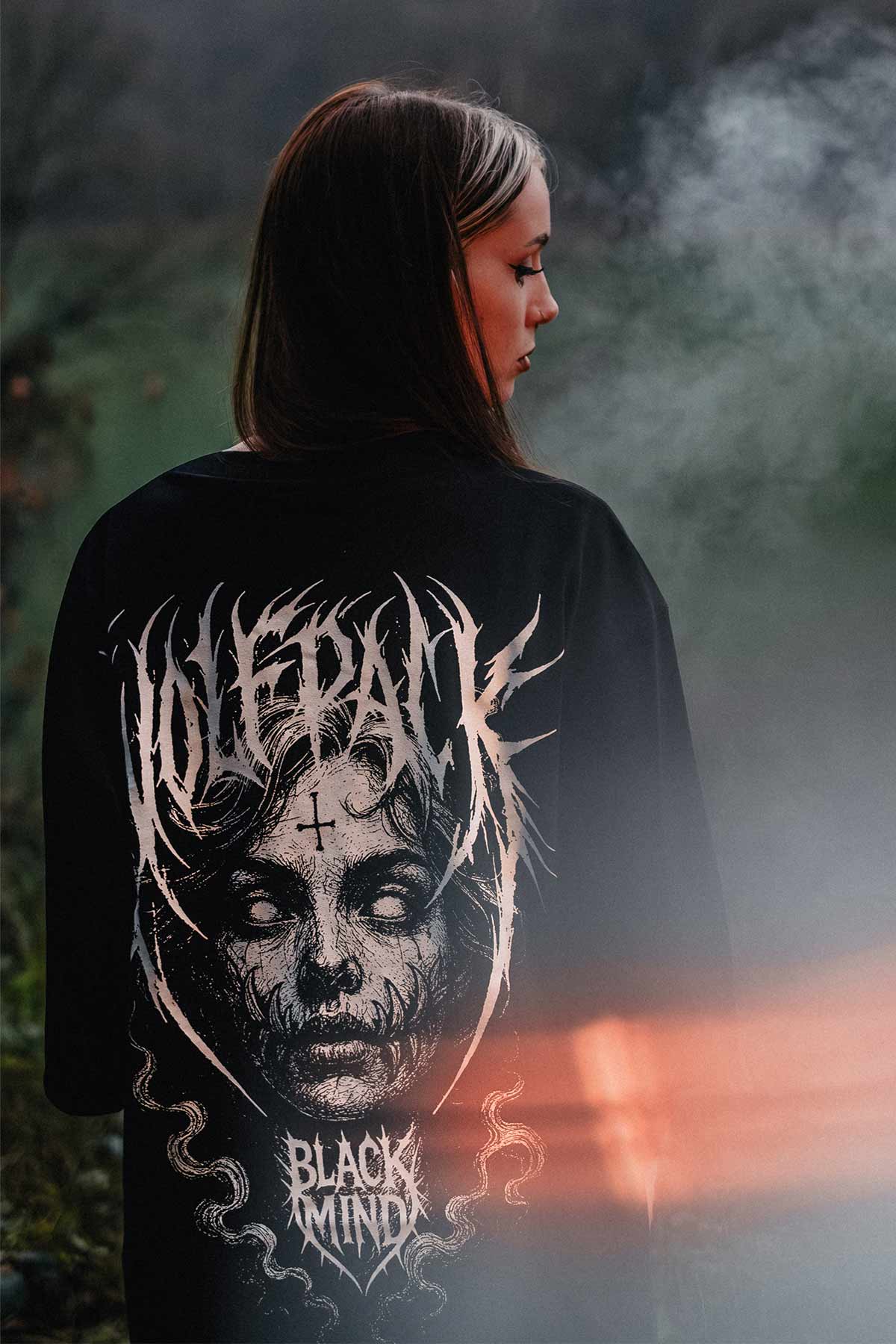 BLACK RITUAL OVERSIZED TEE UNISEX image 6 BLACK RITUAL OVERSIZED TEE UNISEX image 6