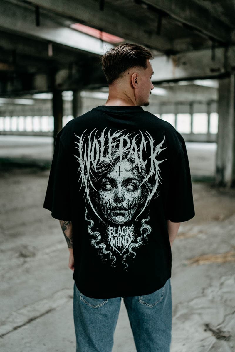 BLACK RITUAL OVERSIZED TEE UNISEX image 2 BLACK RITUAL OVERSIZED TEE UNISEX image 2