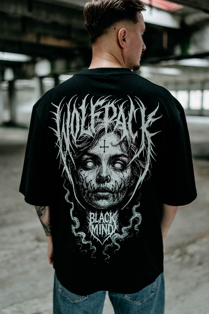 BLACK RITUAL OVERSIZED TEE UNISEX image 3 BLACK RITUAL OVERSIZED TEE UNISEX image 3
