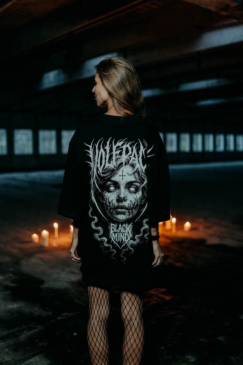 BLACK RITUAL OVERSIZED TEE UNISEX image 9 BLACK RITUAL OVERSIZED TEE UNISEX image 9