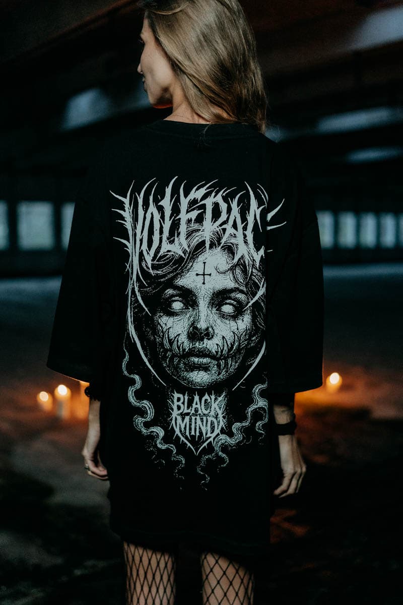 BLACK RITUAL OVERSIZED TEE UNISEX image 10 BLACK RITUAL OVERSIZED TEE UNISEX image 10