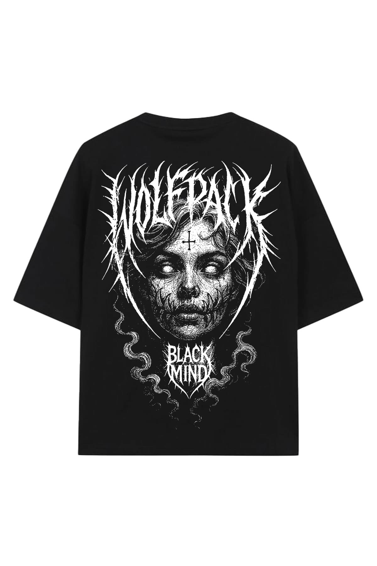 BLACK RITUAL OVERSIZED TEE UNISEX image 1 BLACK RITUAL OVERSIZED TEE UNISEX image 1