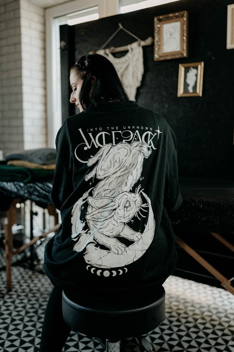 INTO THE UNKNOWN OVERSIZED TEE UNISEX image 2 INTO THE UNKNOWN OVERSIZED TEE UNISEX image 2