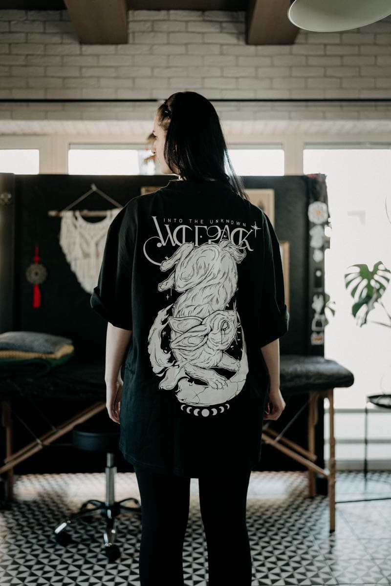 INTO THE UNKNOWN OVERSIZED TEE UNISEX image 7 INTO THE UNKNOWN OVERSIZED TEE UNISEX image 7