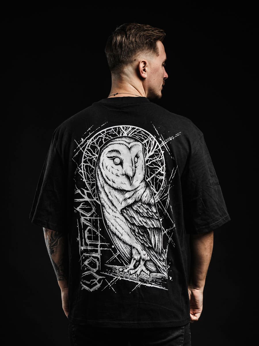 NIGHT OWL OVERSIZED TEE UNISEX image 2 NIGHT OWL OVERSIZED TEE UNISEX image 2