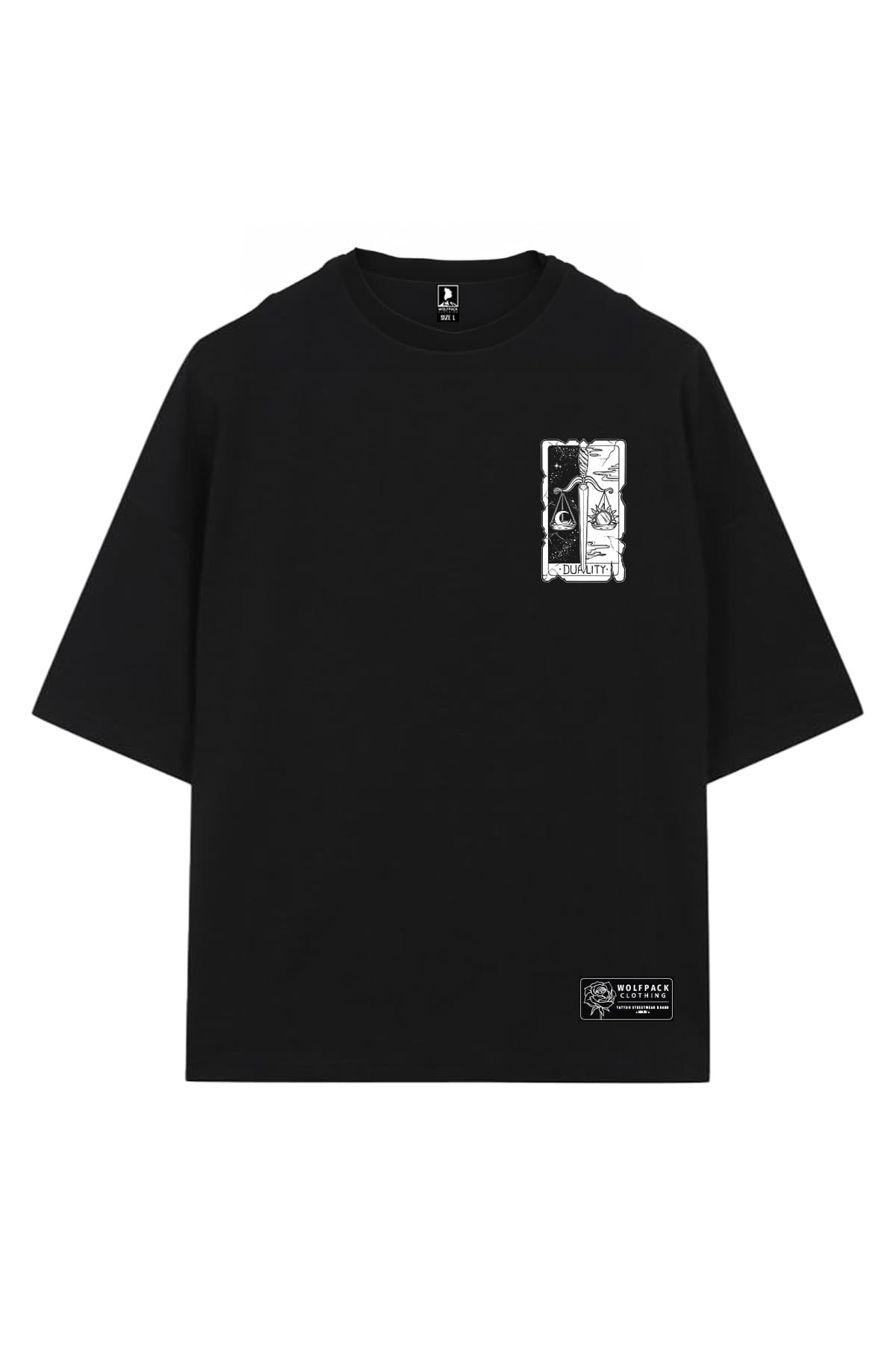 THE DUALITY OVERSIZED TEE UNISEX image 3 THE DUALITY OVERSIZED TEE UNISEX image 3