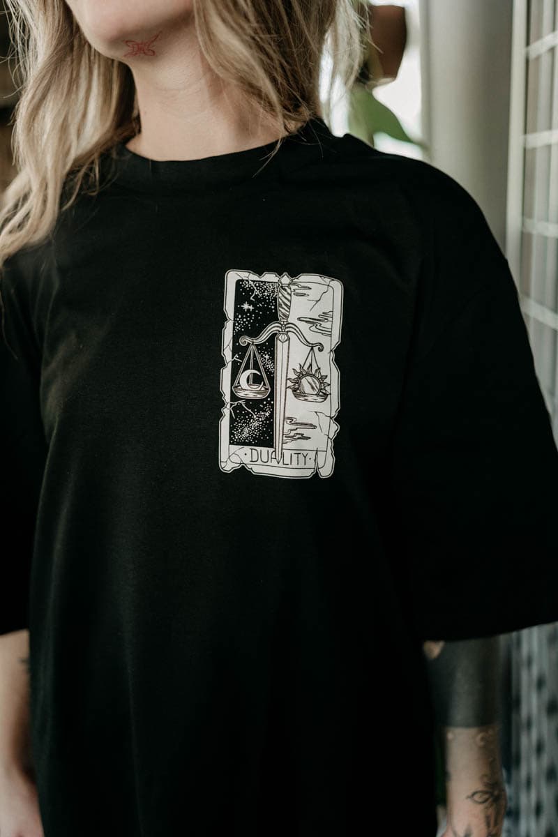 THE DUALITY OVERSIZED TEE UNISEX image 6 THE DUALITY OVERSIZED TEE UNISEX image 6