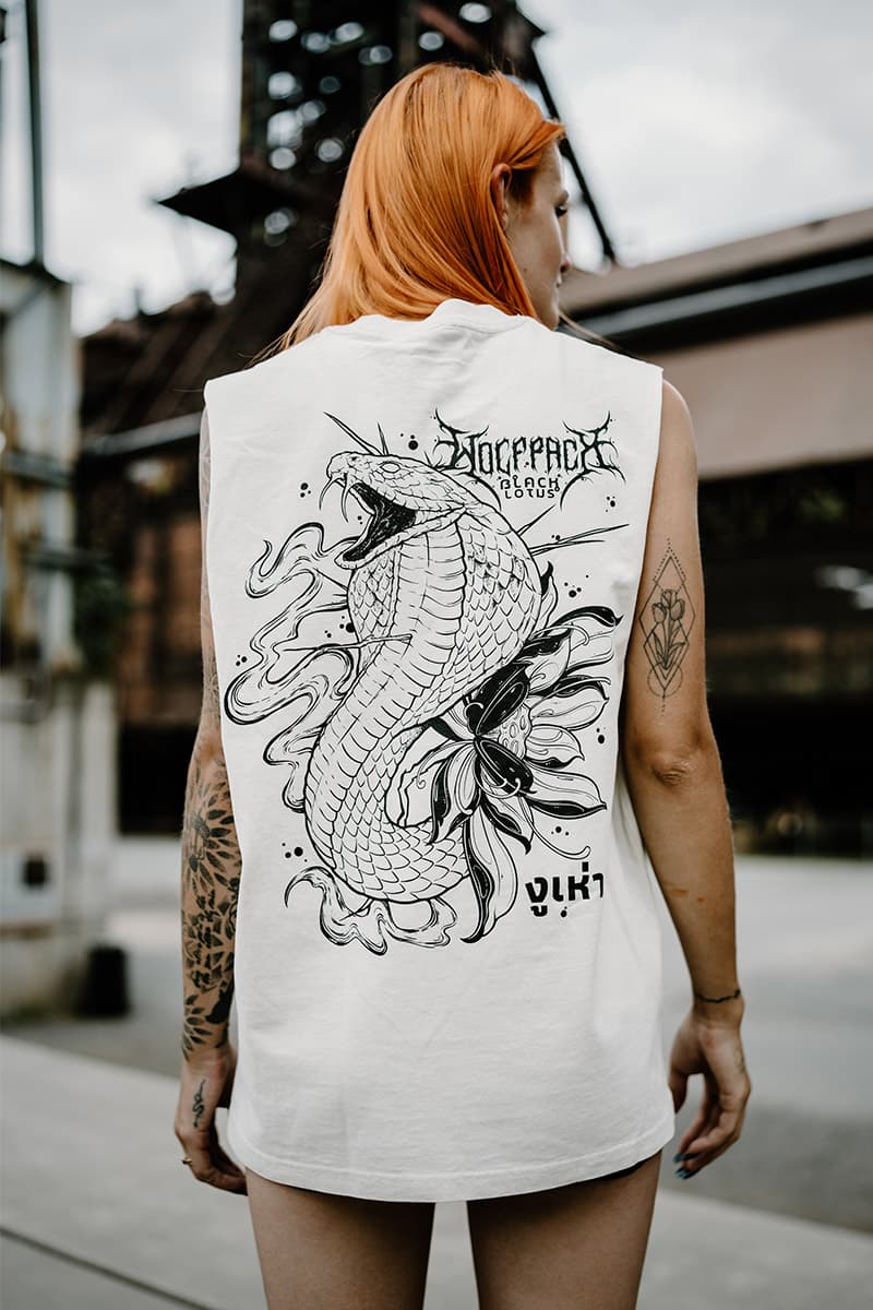 SERPENT OF SIAM HEAVY FADED TANK UNISEX image 3 SERPENT OF SIAM HEAVY FADED TANK UNISEX image 3