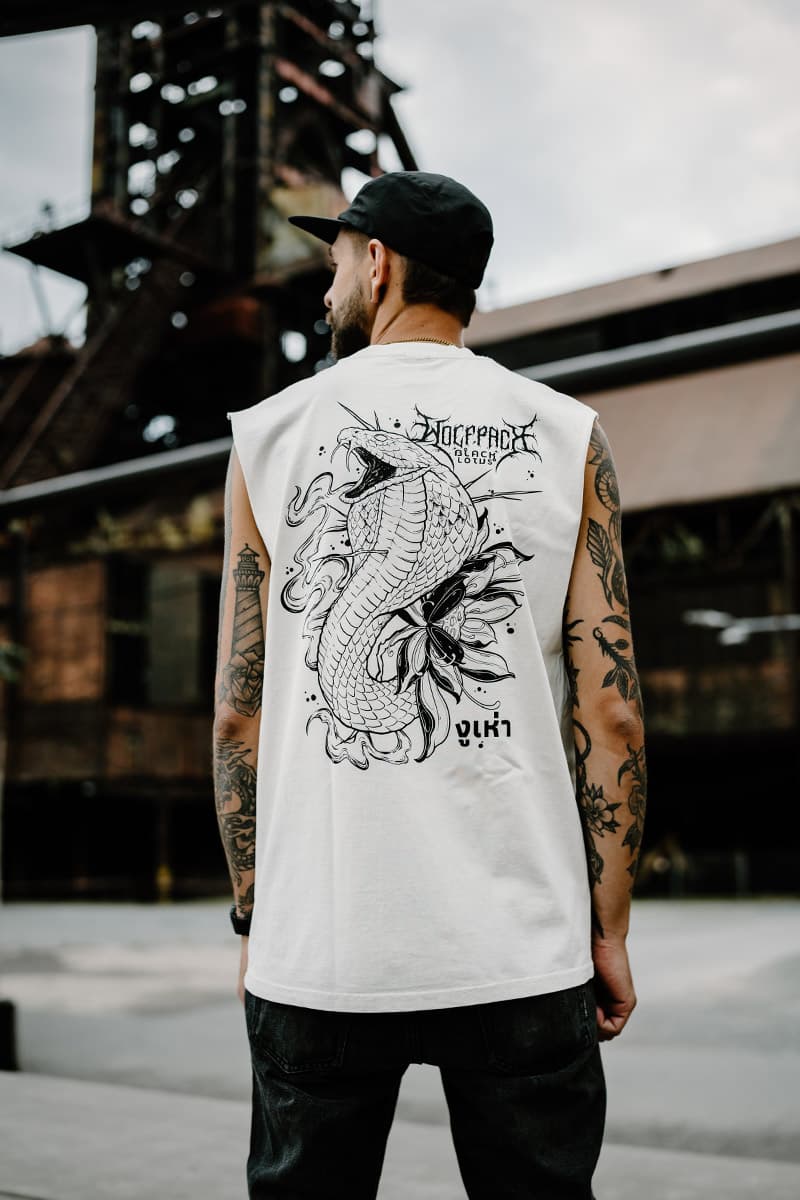 SERPENT OF SIAM HEAVY FADED TANK UNISEX image 8 SERPENT OF SIAM HEAVY FADED TANK UNISEX image 8