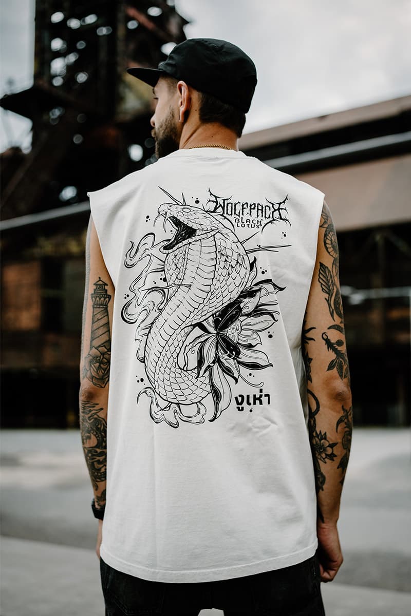 SERPENT OF SIAM HEAVY FADED TANK UNISEX image 9 SERPENT OF SIAM HEAVY FADED TANK UNISEX image 9