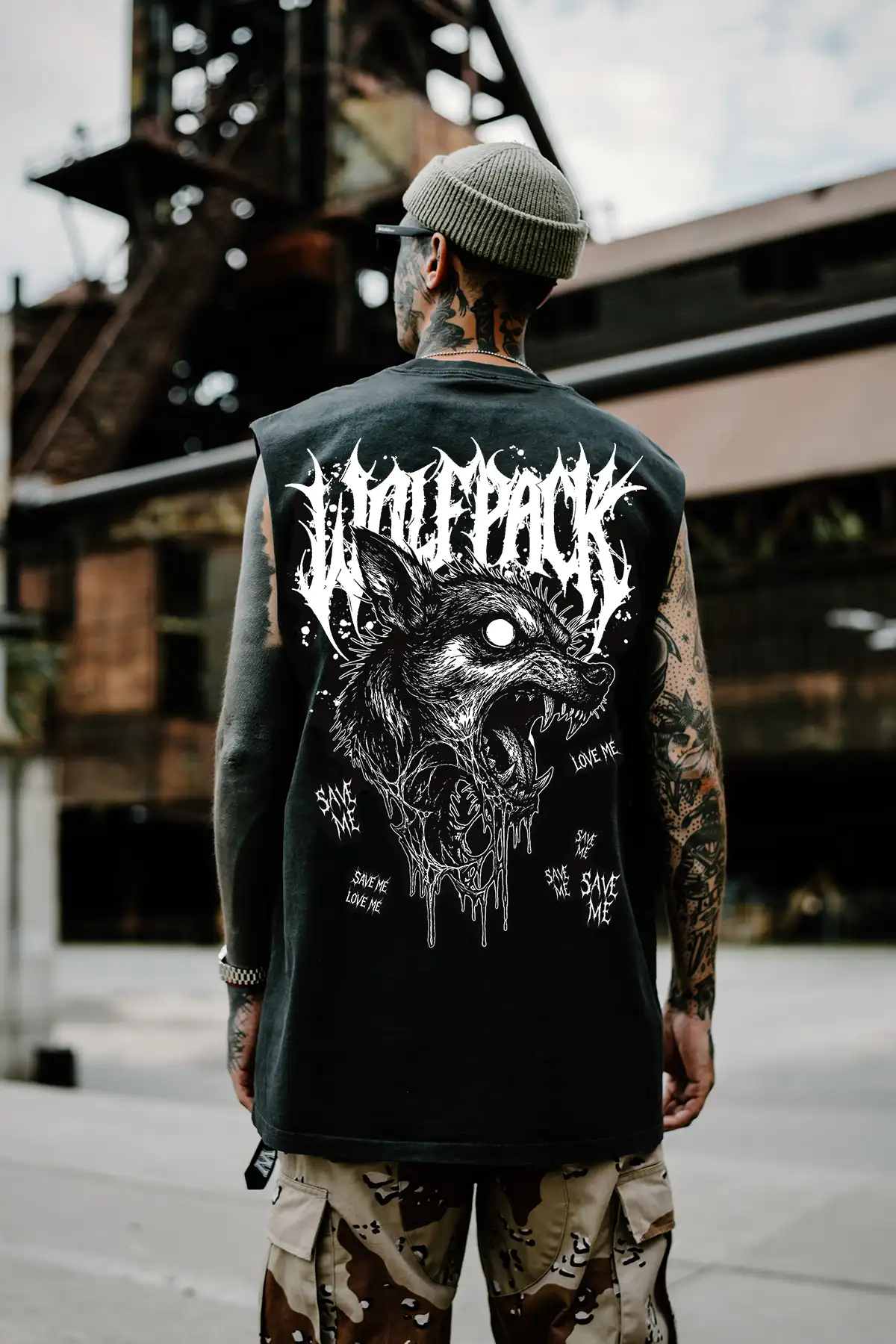 Black heavy tank top with ABYSS HOUND HEAVY FADED TANK UNISEX print - Wolfpack Clothing Black heavy tank top with ABYSS HOUND HEAVY FADED TANK UNISEX print - Wolfpack Clothing