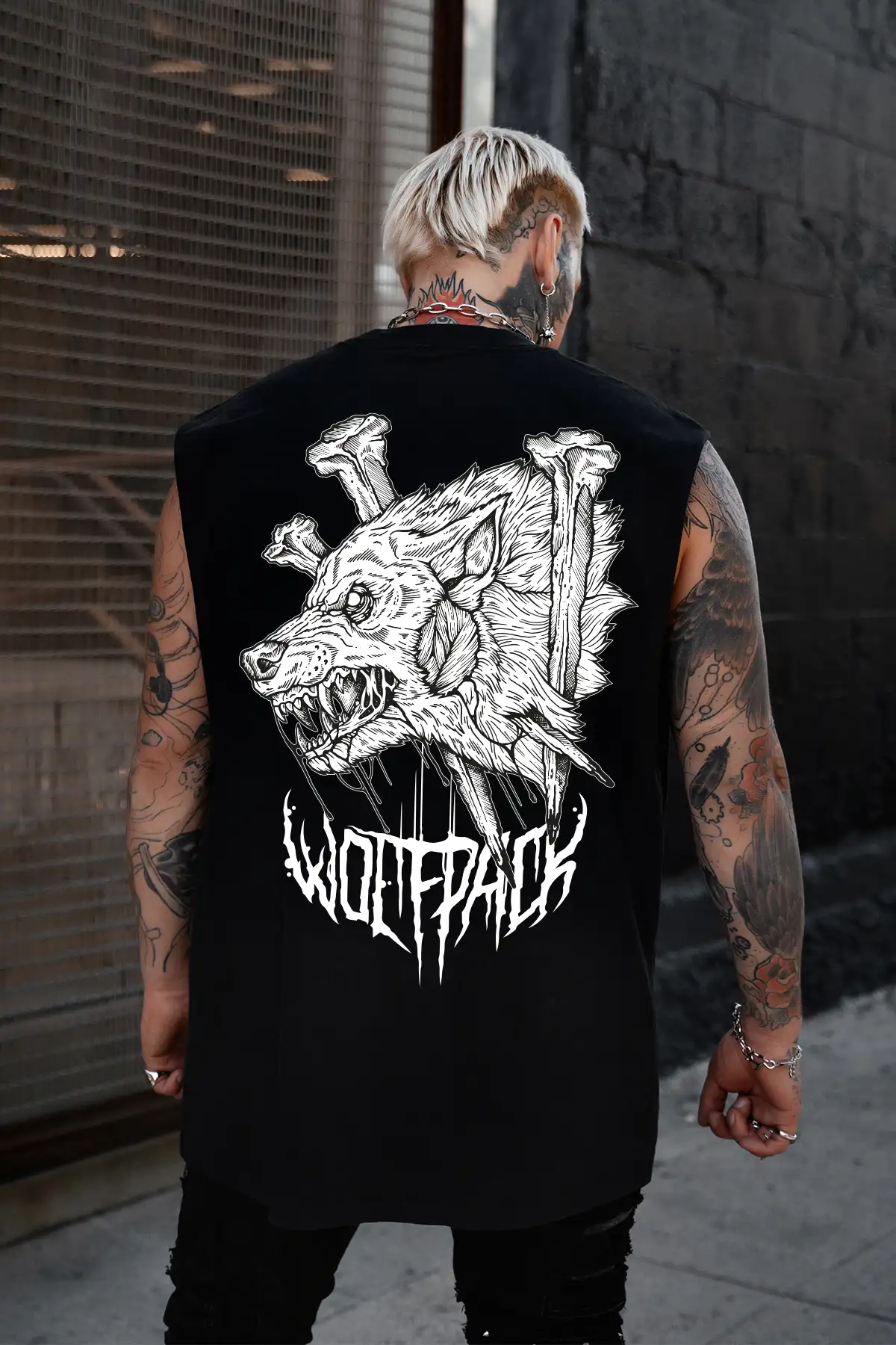 Black heavy tank top with UNDEAD HEAVY FADED TANK UNISEX print - Wolfpack Clothing Black heavy tank top with UNDEAD HEAVY FADED TANK UNISEX print - Wolfpack Clothing