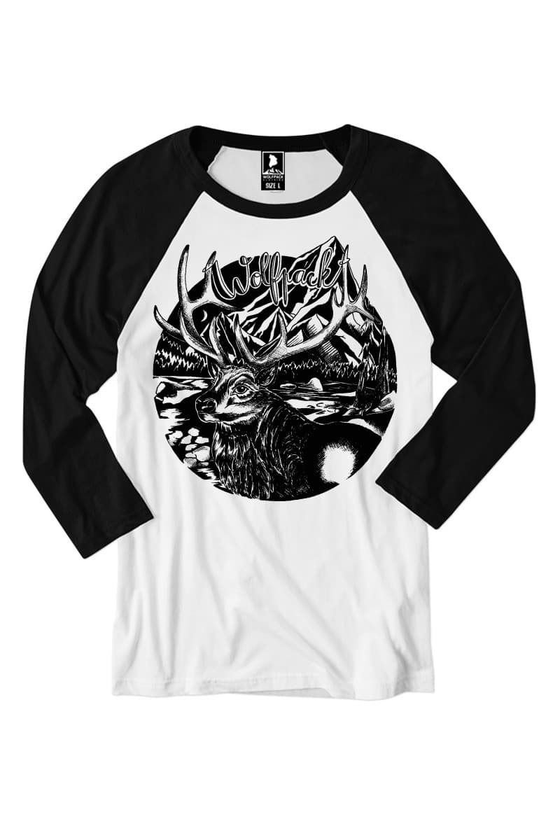 DEER RAGLAN UNISEX image 1 DEER RAGLAN UNISEX image 1