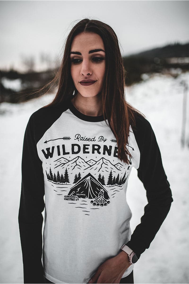 NIGHT IN MOUNTAINS RAGLAN UNISEX image 3 NIGHT IN MOUNTAINS RAGLAN UNISEX image 3
